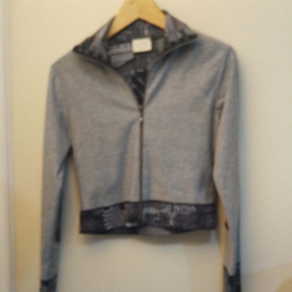 C5 Deby Debo Paris 2 Zippered Graphic Print Light Jacket